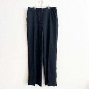 Joie Women's Straight Leg Dress Pants Work Black Slacks 10